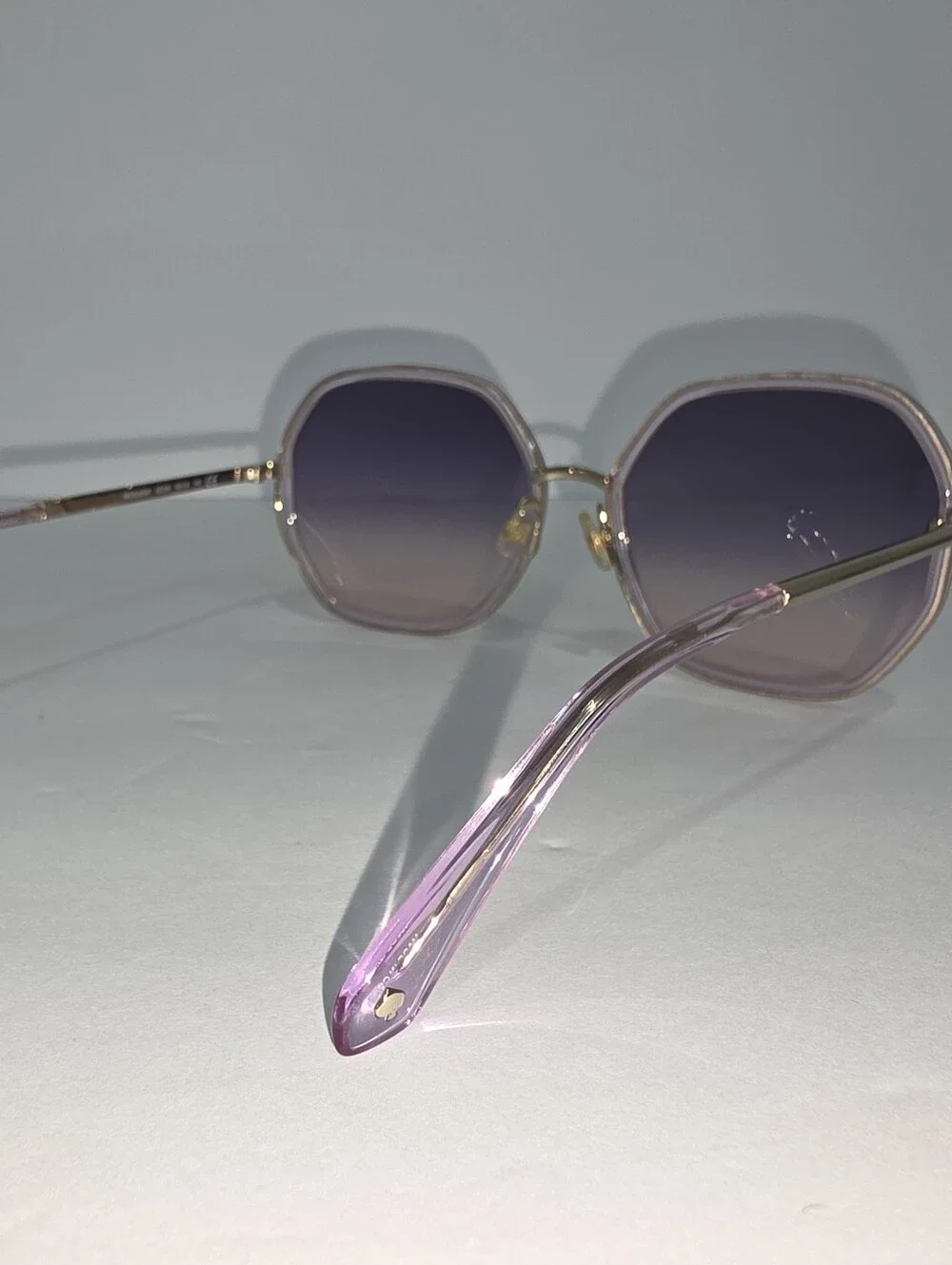 Kate Spade Sunglasses Nicola Purple frame Hello Sunshine Oversize Round